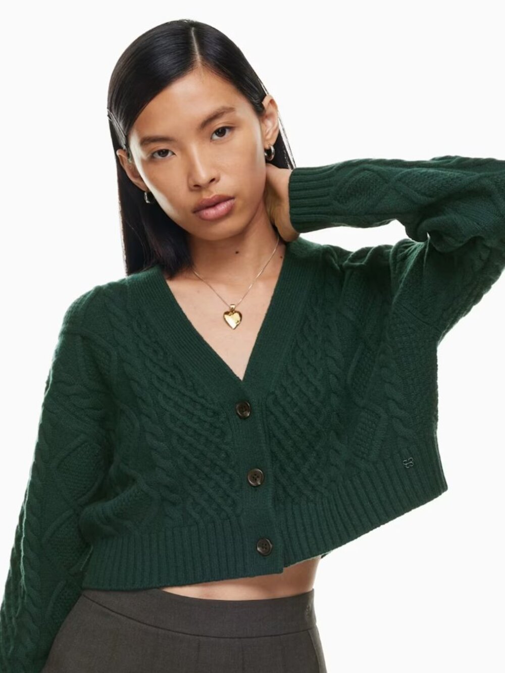 Aritzia Sunday Best Cooper Cardigan, White - Size XXS